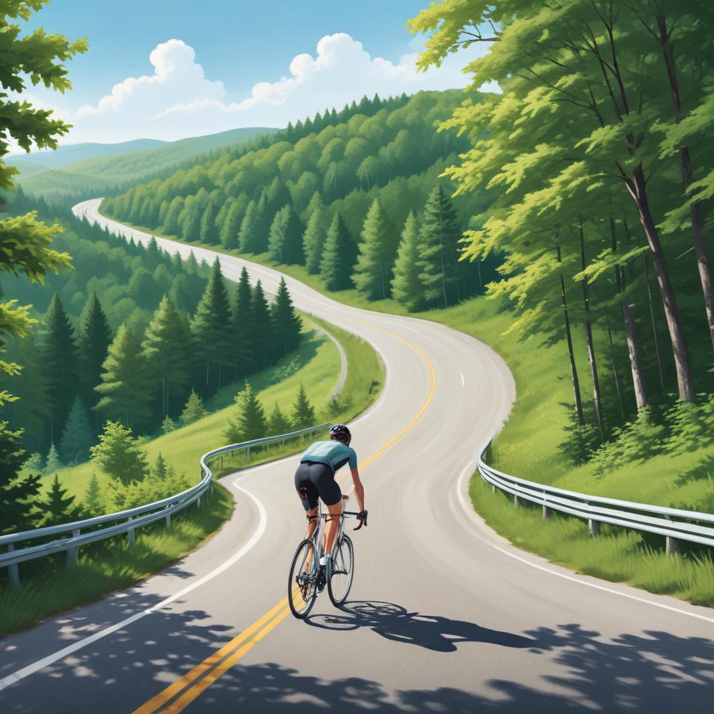 Cycling routes in Southern Ontario