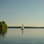Boating routes in Southern Ontario