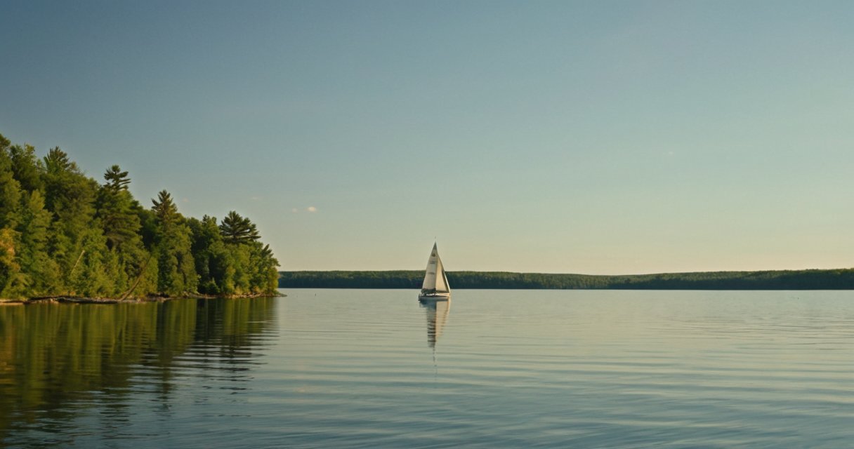 Boating routes in Southern Ontario