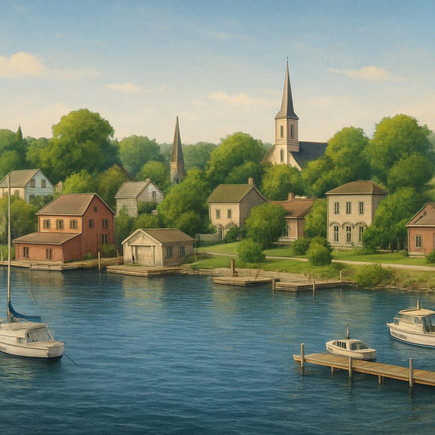 Waterfront towns in Southern Ontario